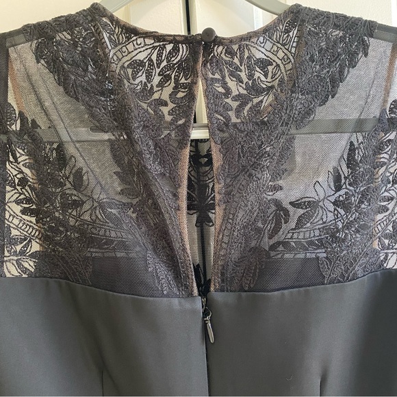 BCBG - little black dress with sheer lace top - Picture 5 of 8